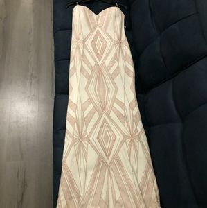 Formal Glittery Maxi Dress